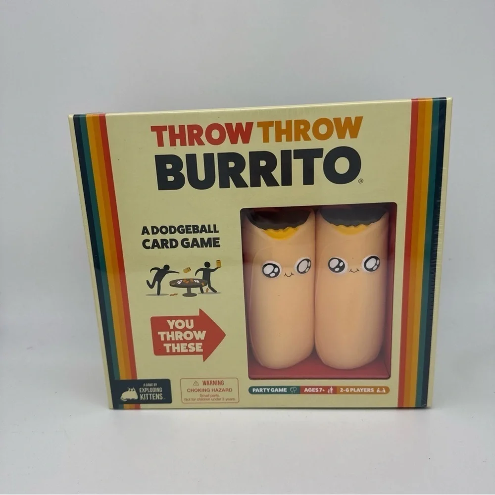 Throw Throw Burrito A Dodgeball Card Game by Exploding Kittens New/Sealed